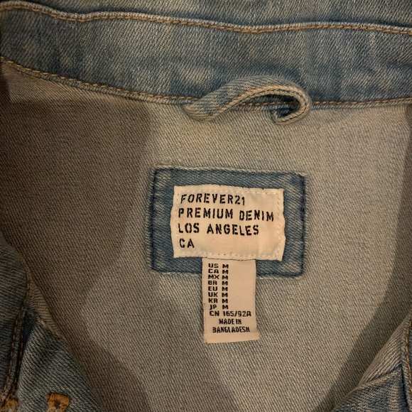 Cropped denim jacket - Picture 3 of 3